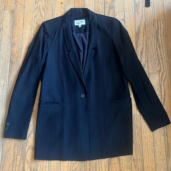 Frank & Oak Navy Blue Blazer (part of a set) - Picture 1 of 7